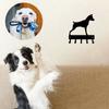 Miniature Pinscher Key Rack Hook Up Iron Crafts Rack Pendant Wall Art Decor for Wall-mounted Hooks, Towel Rack, and Coat Storage