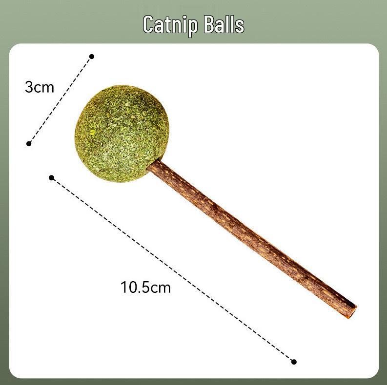 Rotating Catnip Ball Toy – Self-Play, Teething, and Boredom Relief for Cats