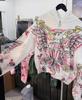 European and American cross-border trend sweater pink casual graffiti European and American jacket new clothes coat