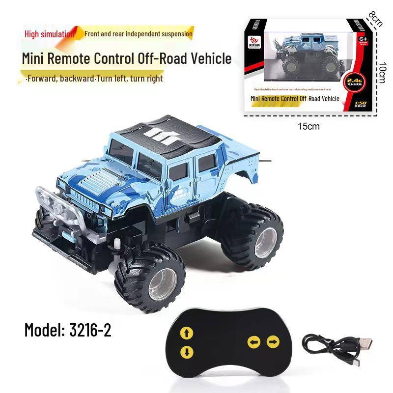 Haotian Мини Внедорожник на Радиоуправлении Перезаряжаемый Hummer для Детей