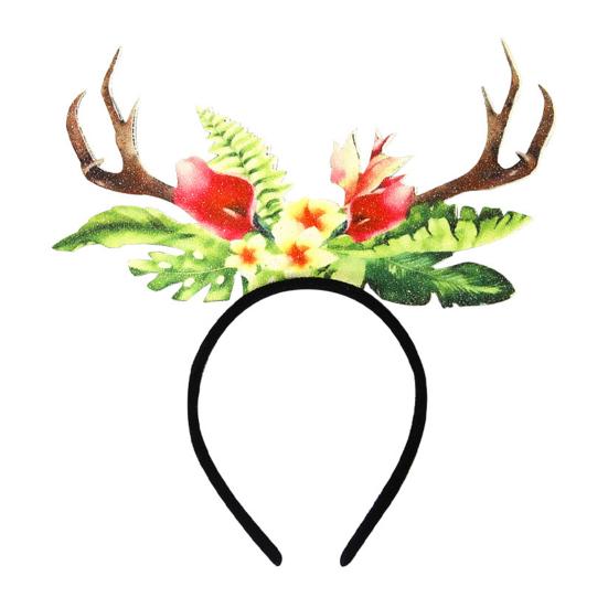 Повязка на голову для гавайской вечеринки, фетровые головные уборы Луау, пальма, фламинго, ананас, повязки на голову для летней пляжной тематической вечеринки, сувениры