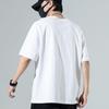 Mens Pure Cotton Short-Sleeved T-shirt O-neck Short Sleeves Casual Loose Tee Man Hip Hop Pullover Shirt