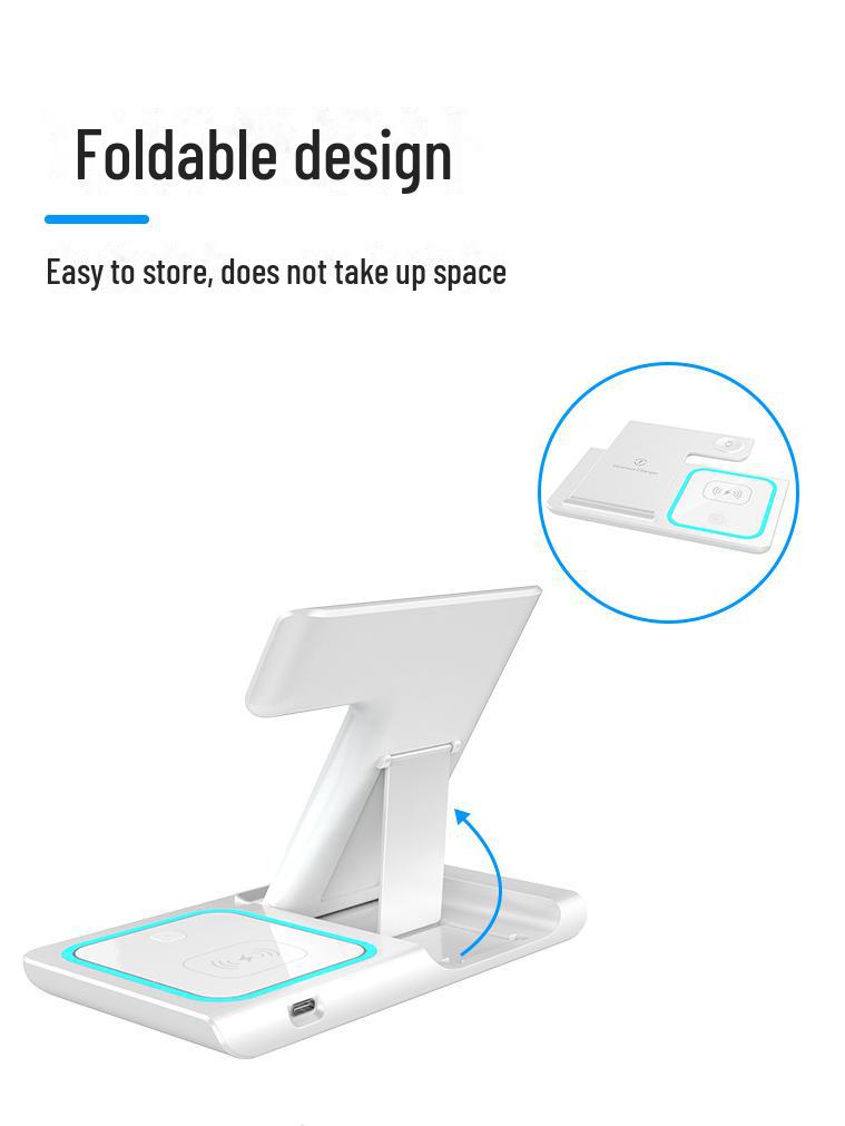 Беспроводное зарядное устройство «три в одном» для iPhone, AirPods и Apple Watch