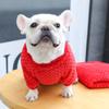 Осенняя теплая одежда для собак, пуловер для домашних животных, милый медведь, вышитый, весенний свитер, жилет, чихуахуа, плюшевый маленький пушистый свитшот, одежда для домашних животных