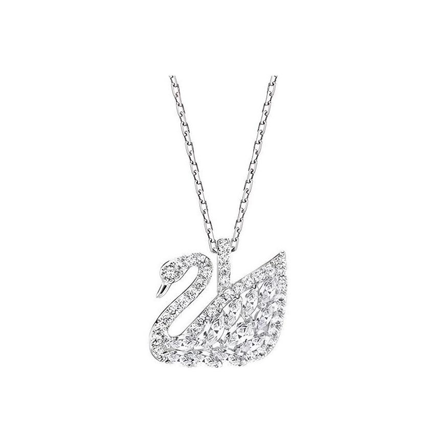 Swarovski Лебединое озеро Маленькая роскошь Любовь Лебедь Ожерелье Женское ожерелье Серебро 5296469