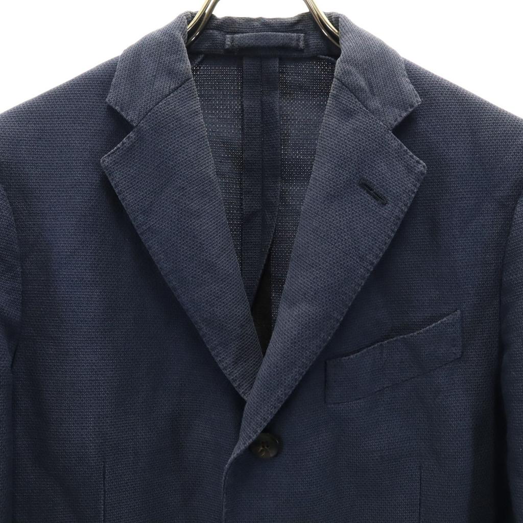 LARDINI Made In Italy Tailored Jacket 44 Navy Ancon Men's Used