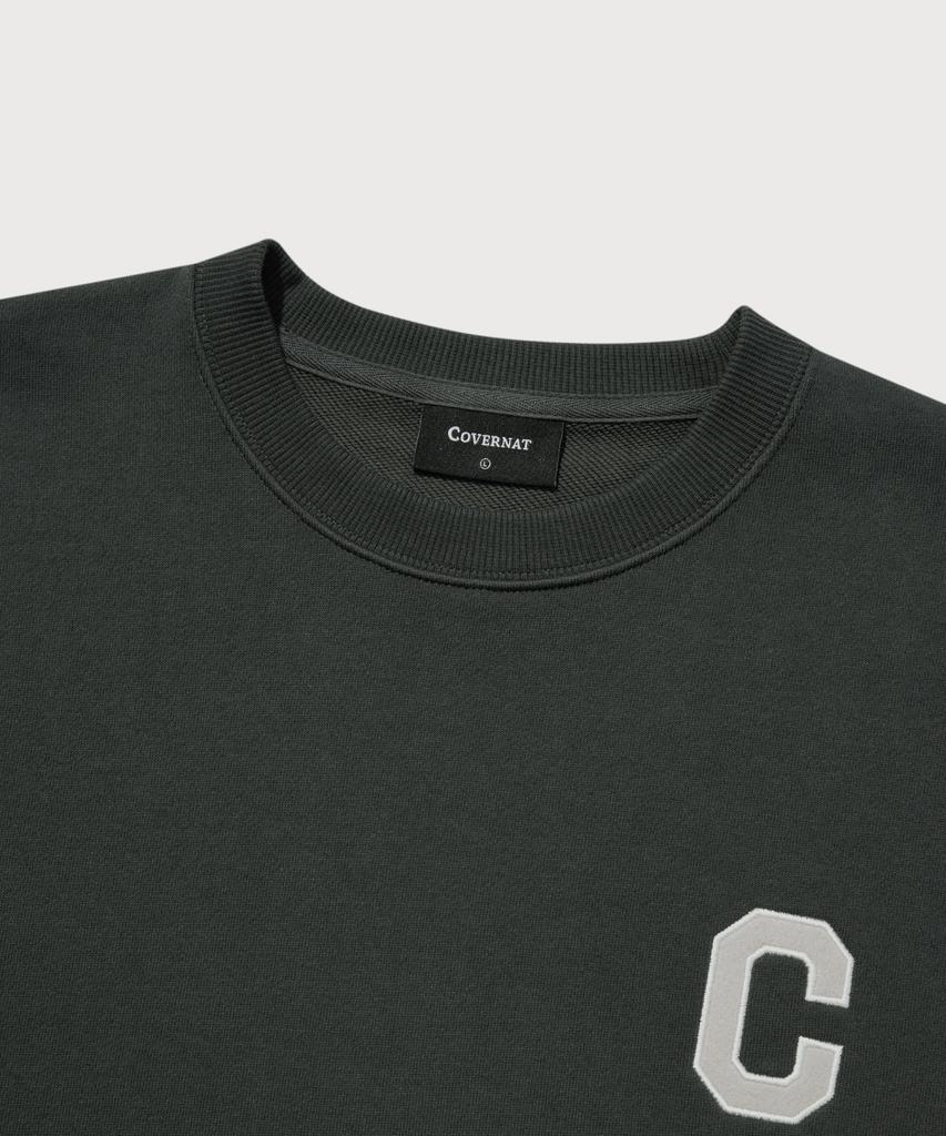 COVERNAT C Logo Sweatshirt Charcoal
