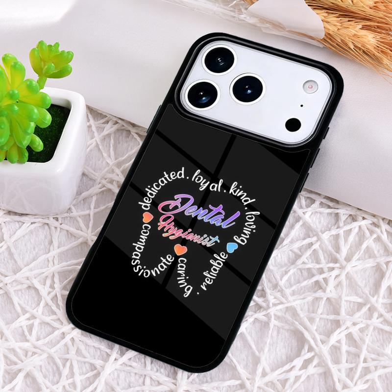 Мягкий чехол для телефона для iPhone 17 Air 16 15 11 12 14 13 Pro Max с изображением стоматолога, зуба, зубного гигиениста, противоударная крышка