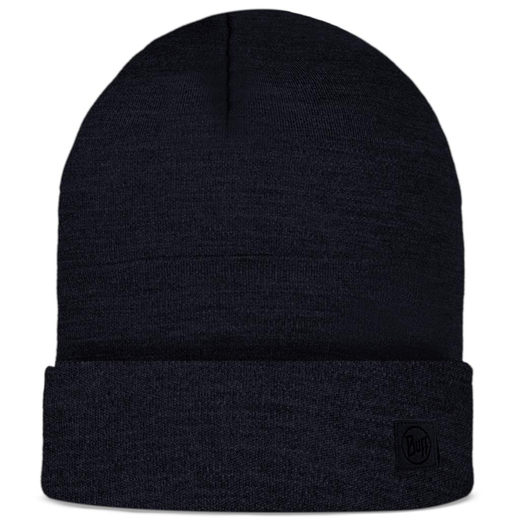 BUFF Merino Heavyweight Beanie, Unisex Blue Cap