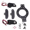 Carbon Fiber Aluminum Alloy Shift Paddles RC Game Simulation Steering Wheel Magnetic Paddles with 70mm Mount for 923