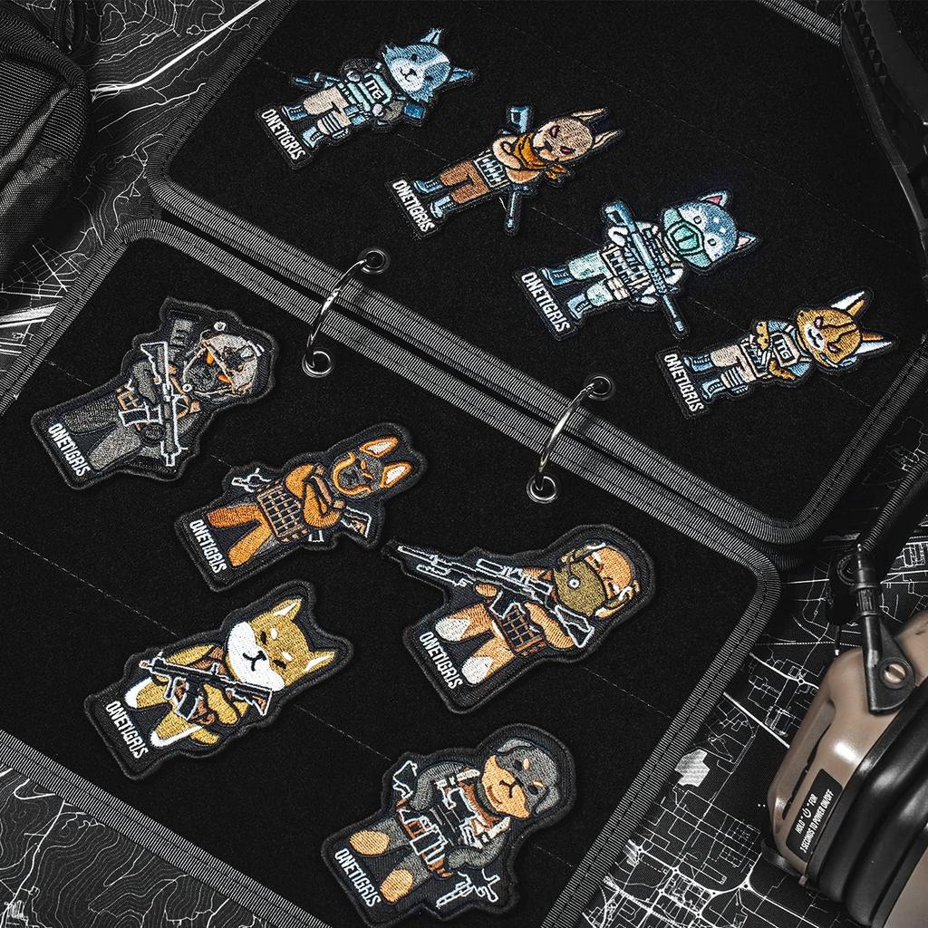 OneTigris K9 Patch Dog Morale Patch for Vest Harness Collar Leash(Border Collie)