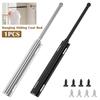 Valet Rod for Closet Pull Out Carbon Steel Wardrobe Storage Rod with Screws 58.5 Cm Telescopic Closet Rod for Hanging Suits