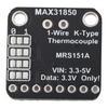 Сборка модуля термопары MAX31850K с 1 проводом для микроконтроллерных приложений на макетной плате