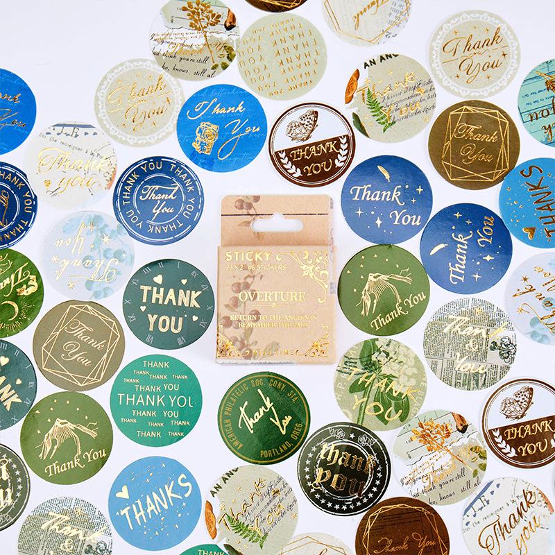 46 шт., наклейка для горячего тиснения, наклейка «Спасибо», наклейка для подарочной упаковки, наклейка для рождественского украшения, наклейка для канцелярских принадлежностей, украшение «сделай сам»
