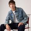 Levi's Джинсовая куртка дальнобойщика Тип II Синяя Мужская A7632-0018