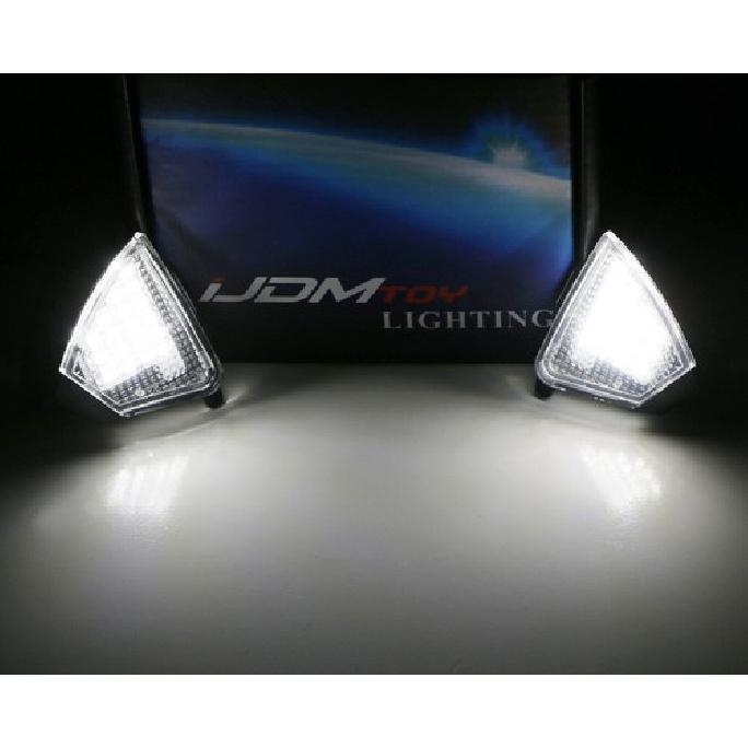 White LED Under Side Mirror Puddle Lights For Volkswagen MK5 Golf GTi R32 Jetta
