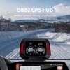 Инклинометр Датчик уровня автомобиля HUD Градиент OBD+GPS Система для внедорожника в реальном времени Спидометр Автоаксессуары