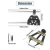 Motoforti Roller Chain Tool Kit 25-60 Chain Detacher Breaker Cutting Tool Roller Chain Puller