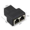 Сетевой кабель RJ45 Cat6e, 3-контактный разъем, 1-на-2 Ethernet-сплиттер, 8-жильный адаптер (уведомление: Не подключается к Интернету одновременно).