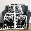 Customiz Name Personality Horror movies Blanket Soft &Warm Sofa Office Bed Travel Lunch Break Blanket, Gift Suitable All Seasons