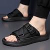 Fashion Lightweight Soft Sole Walking Shoes New Men's Breathable Mesh Slippers Comfortable Beach Sandals Non-Slip Outdoor Slides Flats