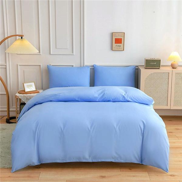 Hot Selling Bedding Solid Color Double-sided Matte Bed Sheets Quilt Covers Four Piece Set Quilt Covers Bed Sheets Pillowcases