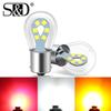1156 BA15S P21W Led BAU15S PY21W 1157 BAY15D P21/5W BA15D Светодиодные лампы 12SMD 3030 Чипы Светодиодные авто Белый Автомобильный указатель поворота Лампа заднего хода Красный Желтый