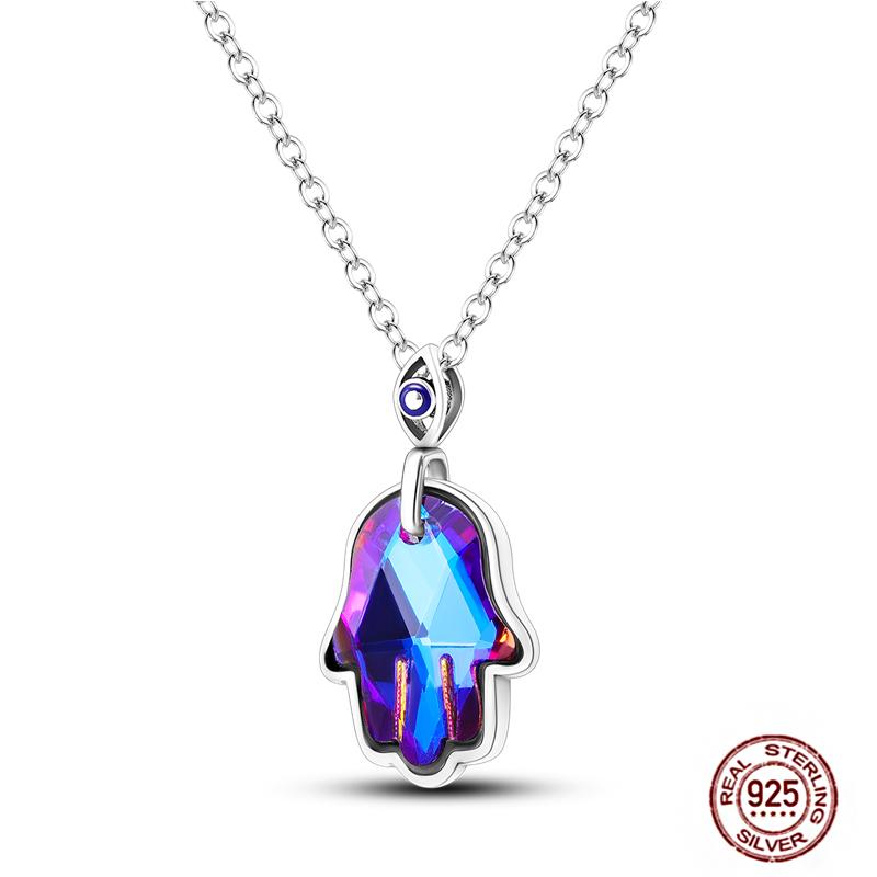 Copper Pendant Necklace Pink Heart Star Moon Firefly Plant Charm Basic Chain Necklaces Original Festival Jewelry For Women G