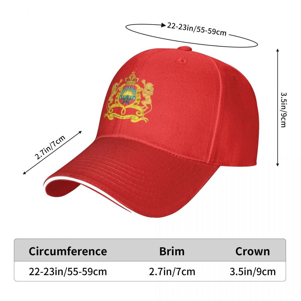 2023 Дизайн Casquette Королевство Марокко Кепки Одежда Унисекс Стиль Дальнобойщик Шляпа Ретро Марокканская Патриотическая Солнцезащитная Кепка