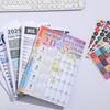 1 Pcs 2025 Colorful Large Size Paper Wall Calendar With Stickers And Tapes 365 Days Calendar Of The Year Planner Memo Schedules
