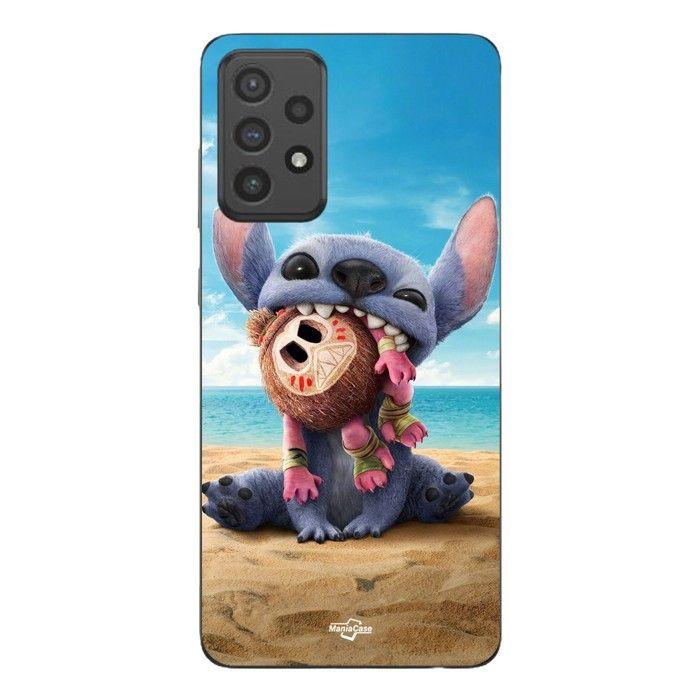 Coque de téléphone - MANIACASE - Samsung Galaxy A33 5G - Silicone TPU - Motif Stitch et Moana - Souple