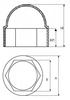 Cover cap, screw cover, M5/8, 200 PCS, BLACK