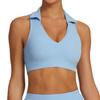 Womens Sleeveless Polo Tank Top With Moisturewicking Fabric For Running And Workout Sessions