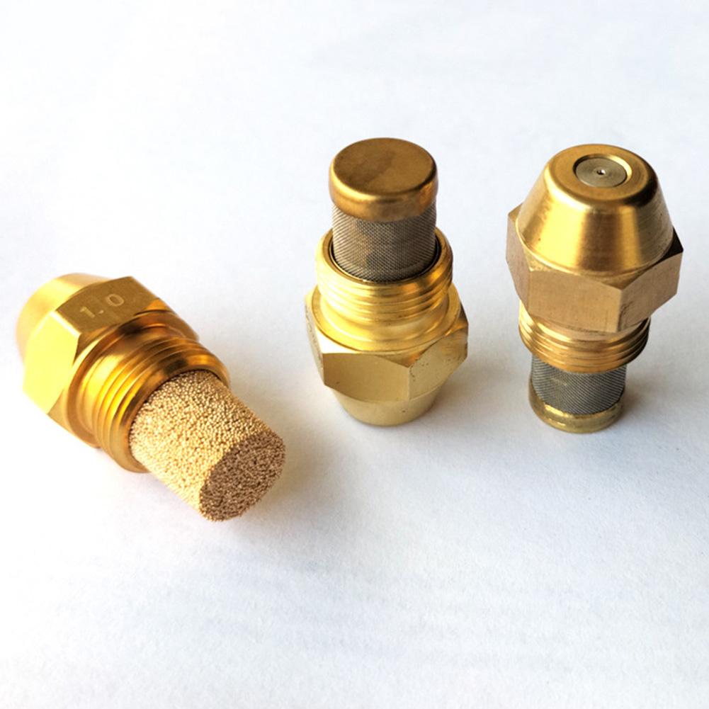 Сопло масляной горелки 9/16 дюйма BSPT, латунная золотая наружная резьба