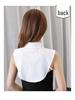 Women's Detachable White Collar: Versatile Square, Stand-Up, or Round Styles In Cotton for Spring/Autumn.