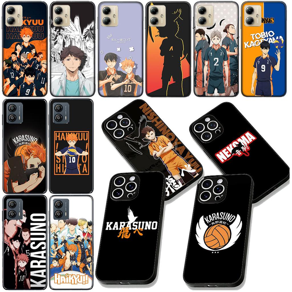 Чехол для телефона Haikyuu Shoyo Hinata Karasuno для Motorola Moto G86 G14 G35 G34 G45 G55 G67 G75 G85 G24 G15 G54 G57 Power