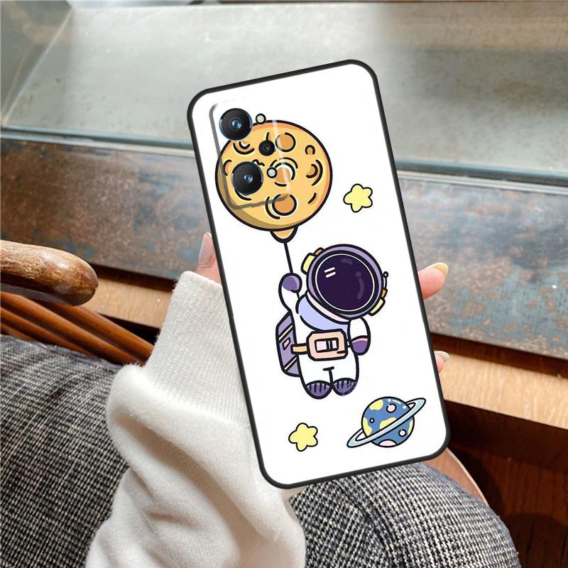 Astronaut Spaceship Case For Realme 15 Pro GT7 GT6 11 12 13 14 Pro Plus C55 C51 C53 C35 C33 C61 C65 C67 C71 C75