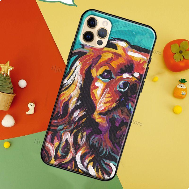Чехол для телефона с изображением кавалер-кинг-чарльз-спаниеля для iPhone 13 11 14 12 Pro Max 7 8 Plus X XR XS Max SE 2020 12 13 Mini Задняя крышка