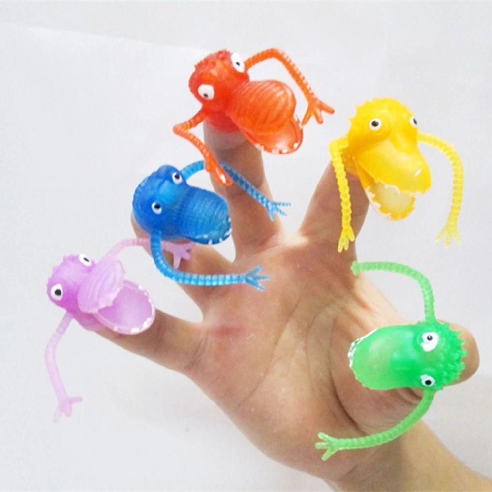 Puppet Children Gifts Party Bag Fillers Hand Puppets Finger Puppets Fright Dinosaur Finger Doll