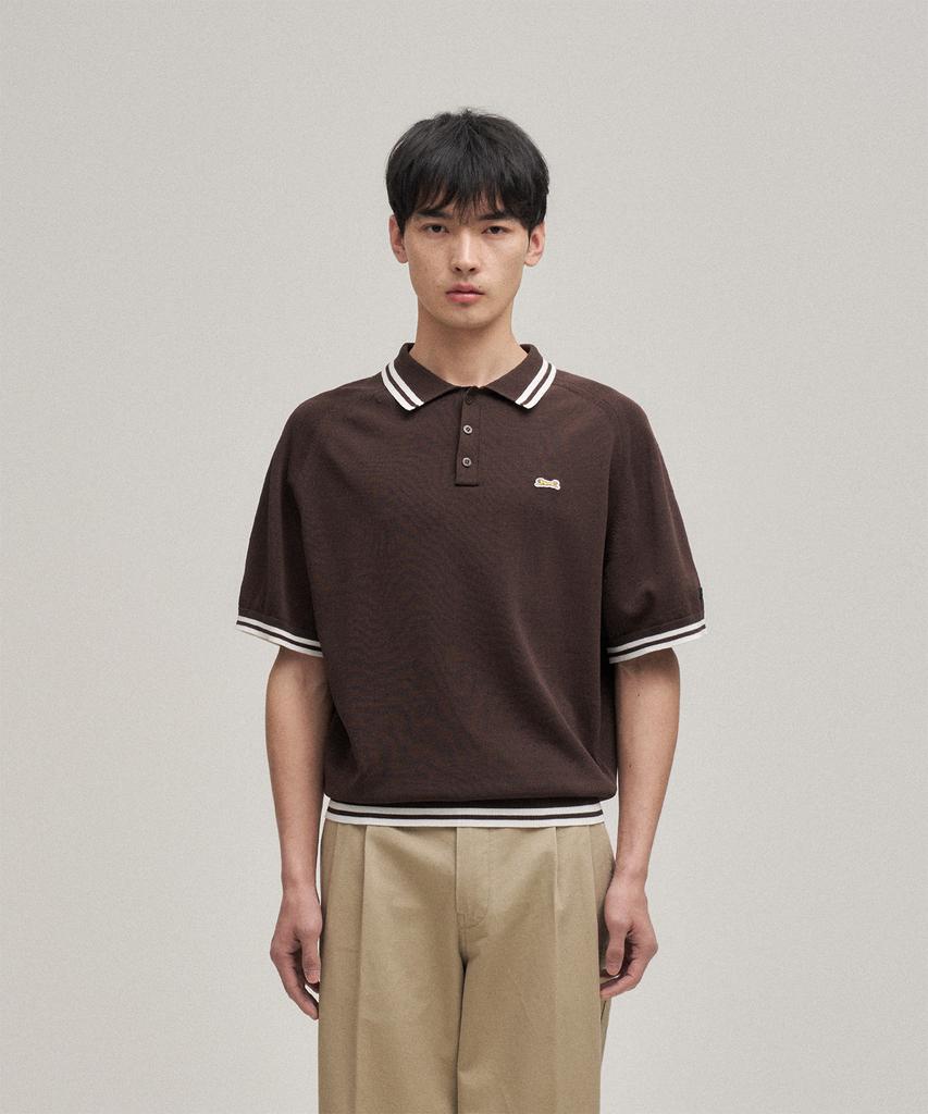LE TIGRE Tennis Polo Knit (Mild Brown)