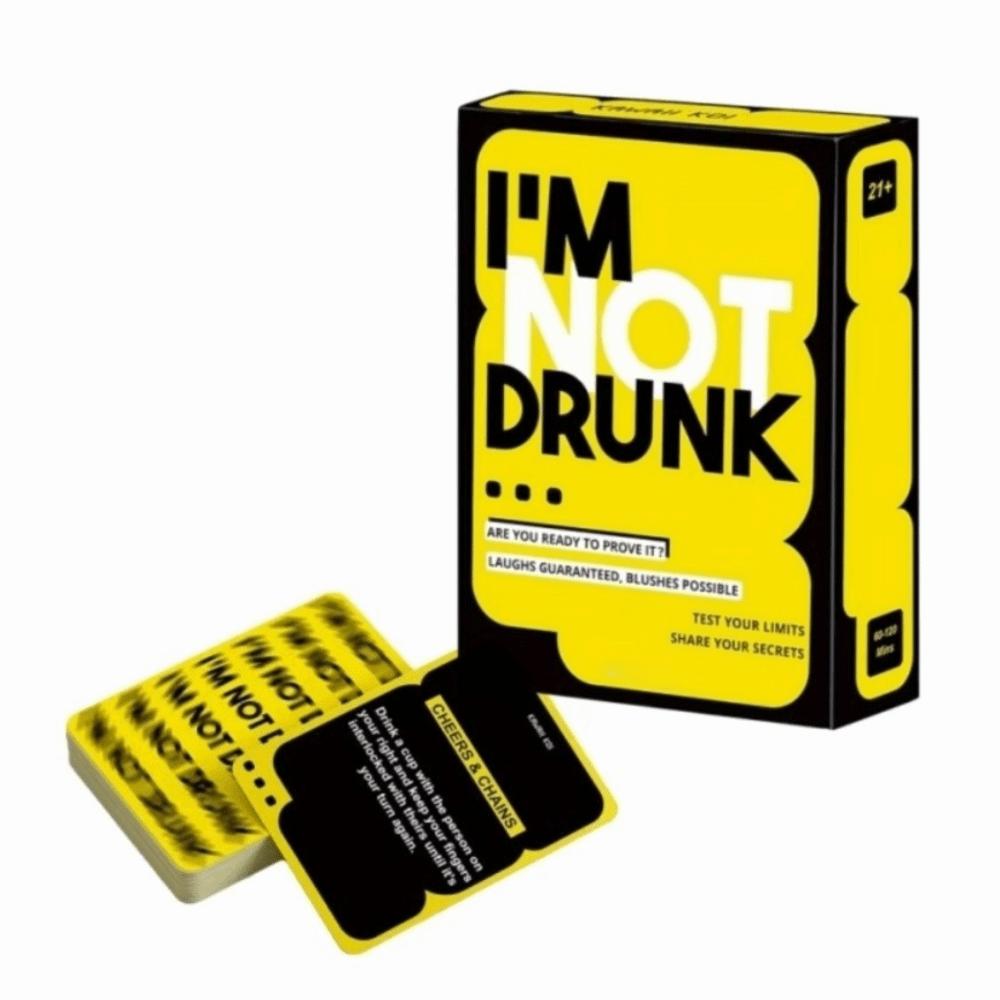 Drinking Games Card Games I‘M NOT DRUNK Desktop Games Interactive Paper Cards Hen's Party