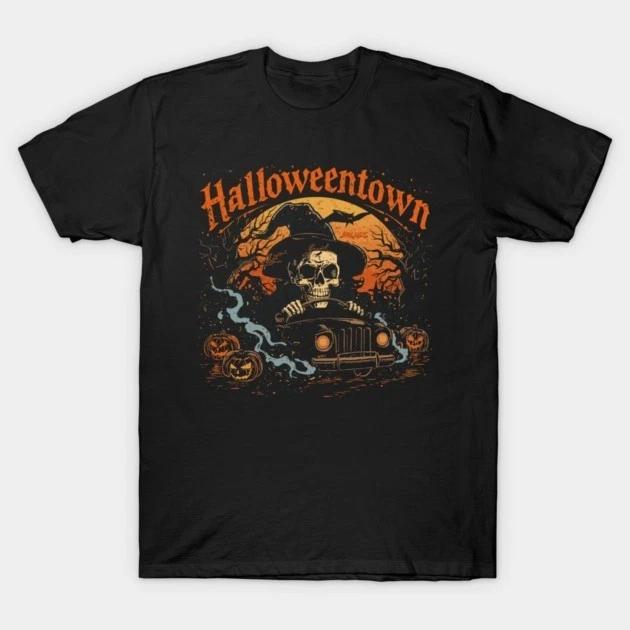 Halloweentown Ghostly Taxi in Halloweentown T-Shirt