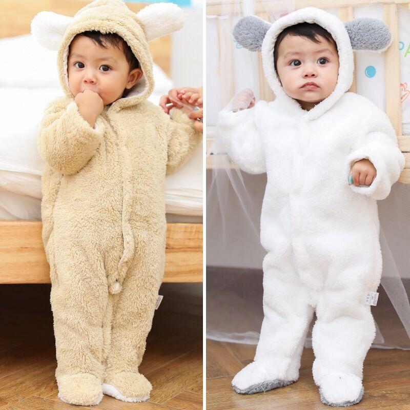 Baby Girls Newborn Clothes Baby Winter Overalls Baby Rompers For Baby Boys Jumpsuit Infant Clothing