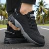 New Lightweight Running Shoes for Men Breathable Designer Mesh Casual Sneakers Summer Lace-Up Male Outdoor Sports Tennis Shoes