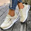Fashion Casual Lace-Up Platform Sneakers for Women Autumn 2025 Solid Plus Size Shoes Woman Non-Slip Zip Female Sports Shoes