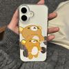Прозрачный магнитный чехол для телефона Rilakkuma для Apple 15 Pro Max/16 Pro/17/16/11, совместимый с кнопкой ИИ.