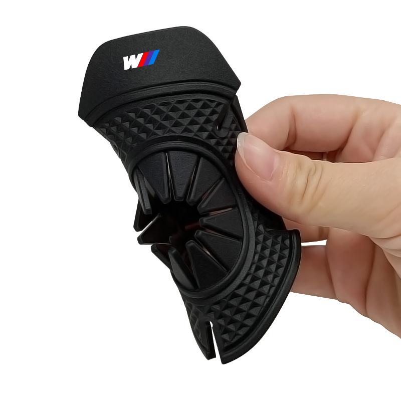 2Pcs M LOGO Badge Car Windshield Wiper Protective Cover Dust Wiper For BMW X7 X3 X4 X5 X6 3 4 5 6 7 Series Z4 M M3 M5 M6 E38 E39 E46 E53 E60 E61 E64