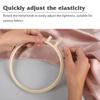 BUDDUR 1PC Plastic Embroidery Hoop Cross-Stitch Frame Hoop Circle Embroidery Shed DIY Handmade Craft Sewing Needwork Supplies