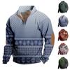 Men's Standing Collar Sweatshirt Is Outdoor Casual Sweaters Tops