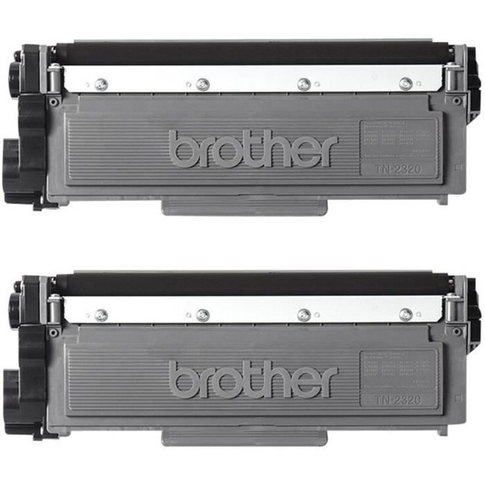 Cartouche D'encre Brother PACK TN2320 NOIR 2 TONERS